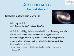  RECONCILIATION
Interpretation (3)